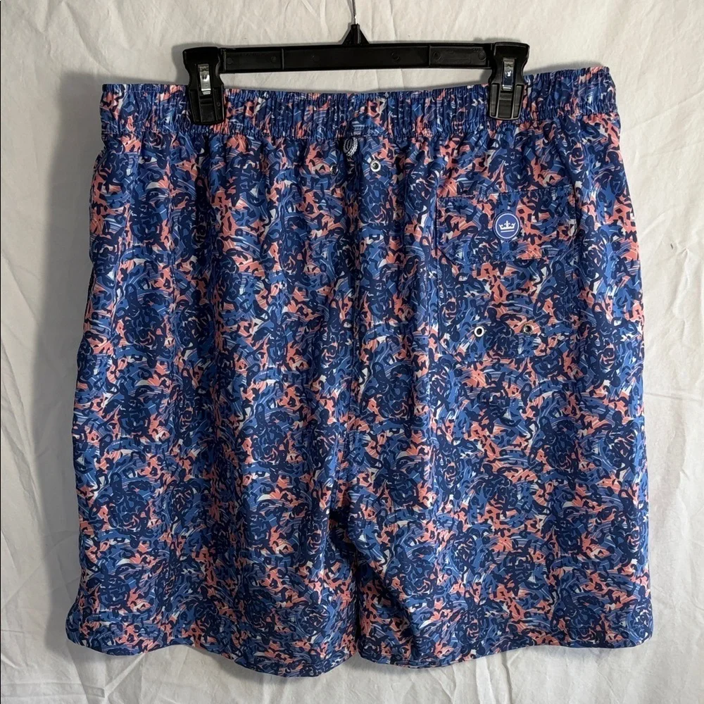 Peter Millar Seaside Turtle Tide Men's Lined Swim Shorts - XL